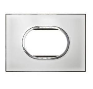 Legrand Arteor 3M White Mirror Cover Plate With Frame, 5759 14